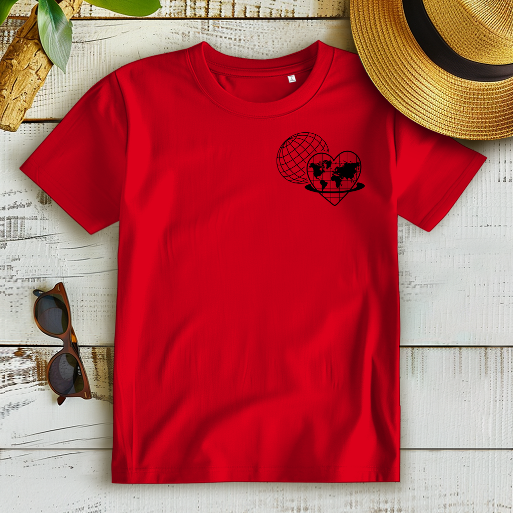 You Are the World T-Shirt – Nachhaltiges Statement Shirt für Weltveränderer & Idealisten