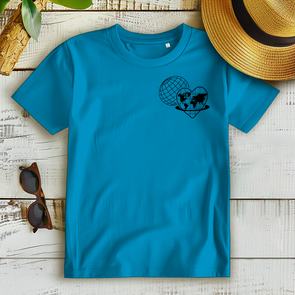 You Are the World T-Shirt – Nachhaltiges Statement Shirt für Weltveränderer & Idealisten