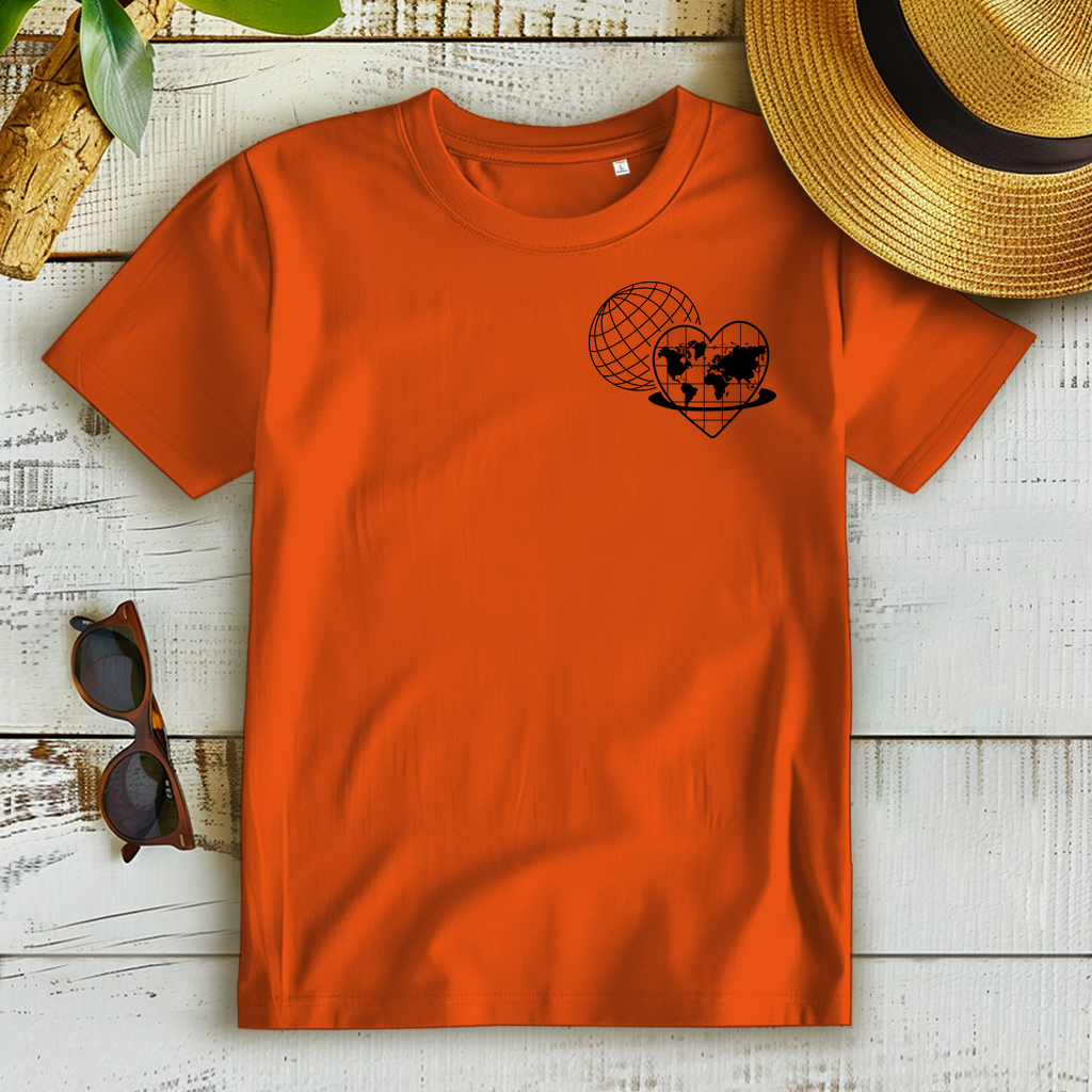You Are the World T-Shirt – Nachhaltiges Statement Shirt für Weltveränderer & Idealisten