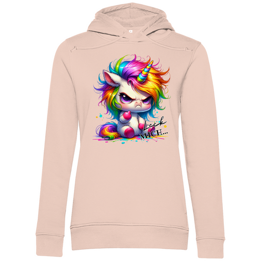 Frecher Einhorn Hoodie – Für Menschen, die zu viel erlebt haben, um nett zu sein BIO Hoodie