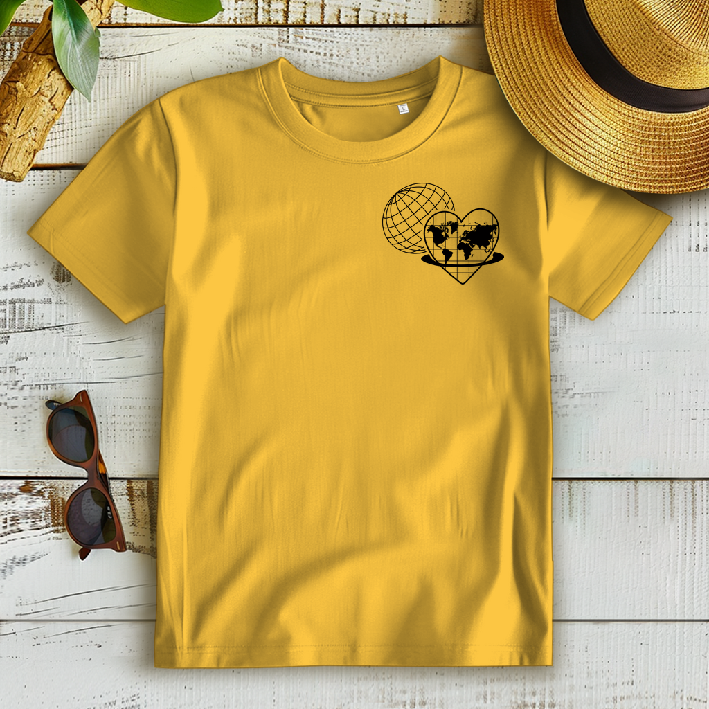 You Are the World T-Shirt – Nachhaltiges Statement Shirt für Weltveränderer & Idealisten