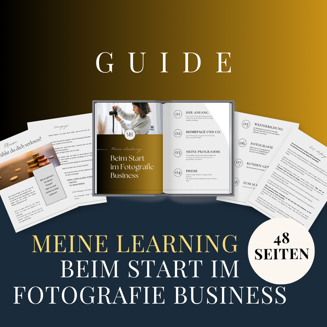 Fotografie Business Guide – Starte & Wachse
