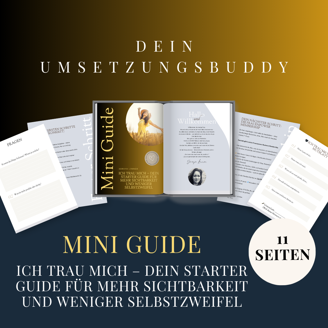 Ich trau mich – Starter Guide für Frauen im Business-Start