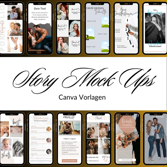 Mock Up Bundle für Fotografen