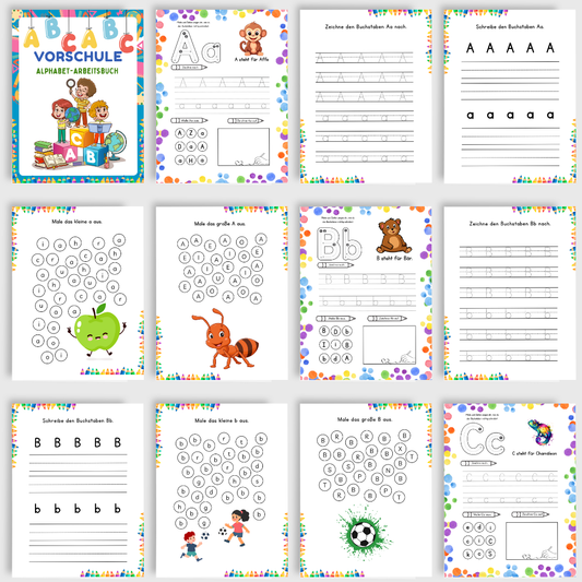 Mein großes Vorschulbuch – ABC lernen mit Spaß & System