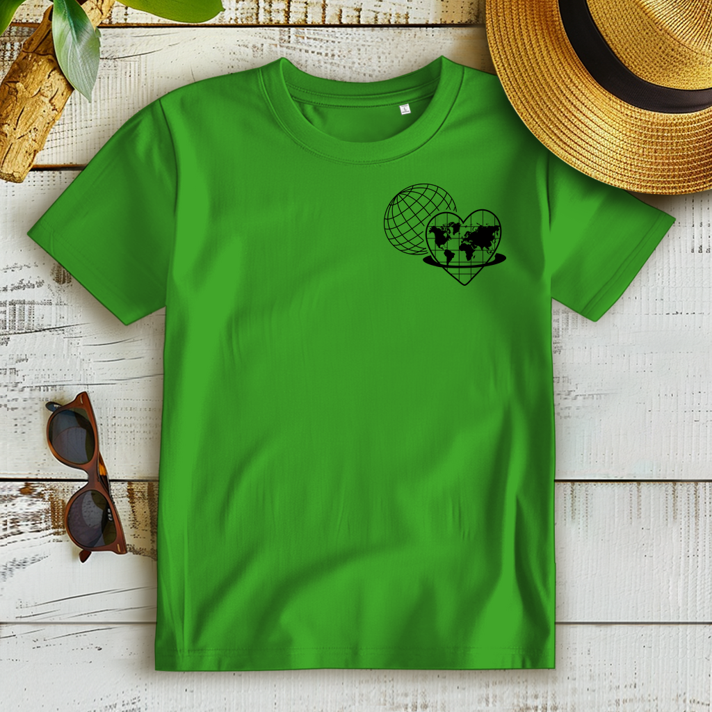 You Are the World T-Shirt – Nachhaltiges Statement Shirt für Weltveränderer & Idealisten