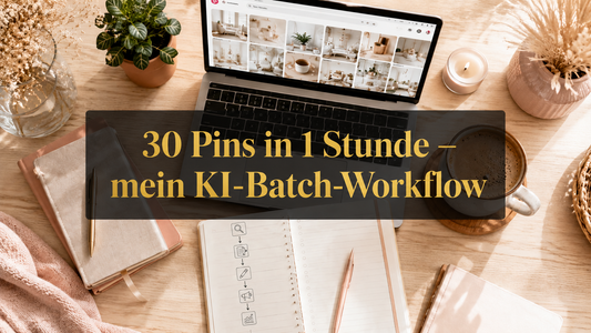 KI-Batch-Workflow Pinterest – 30 Pins in 1 Stunde mit ChatGPT und Claude erstellen