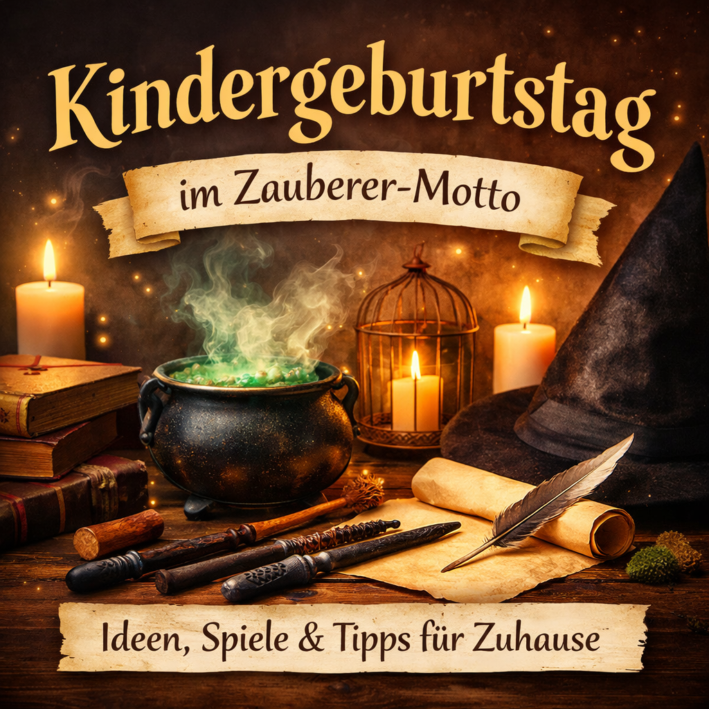 Kinder Geburtstag im Zauberer Motto 