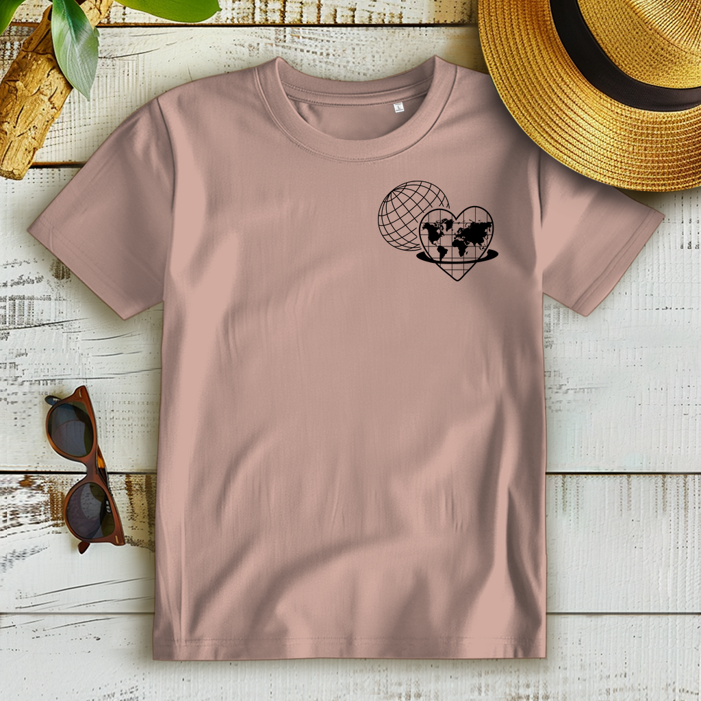 You Are the World T-Shirt – Nachhaltiges Statement Shirt für Weltveränderer & Idealisten