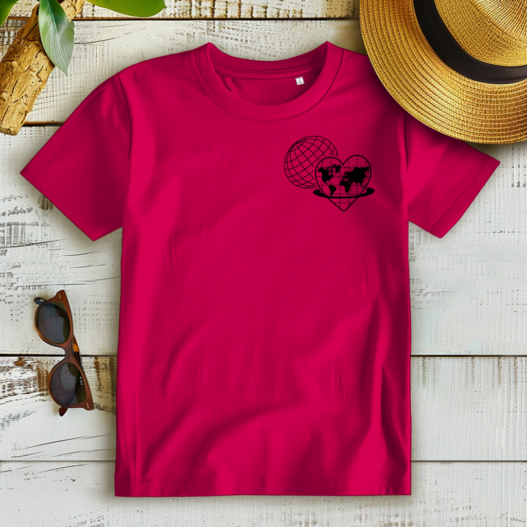 You Are the World T-Shirt – Nachhaltiges Statement Shirt für Weltveränderer & Idealisten