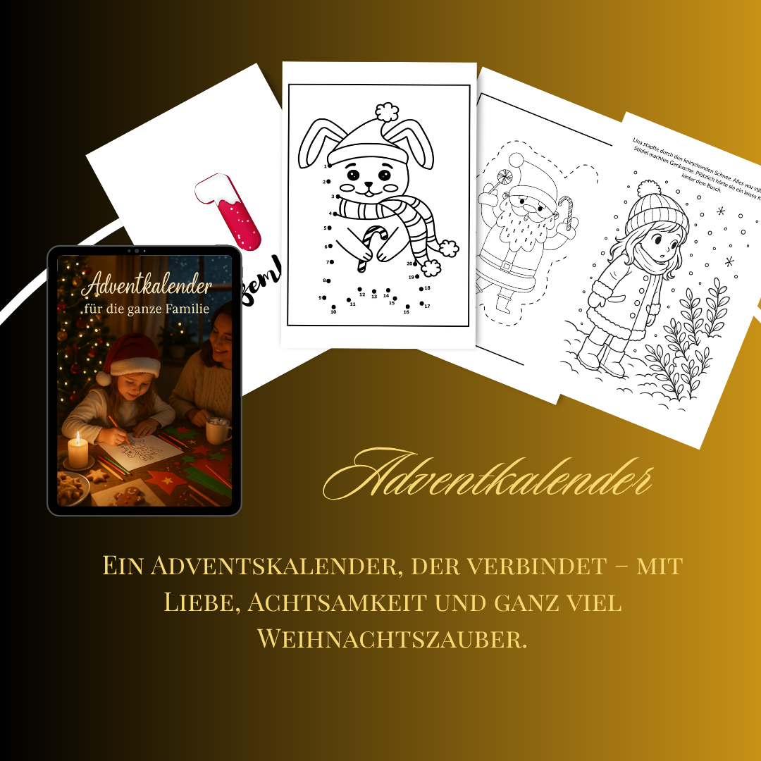 Adventkalender für die ganze Familie – 31 kreative & liebevolle Tage bis Neujahr
