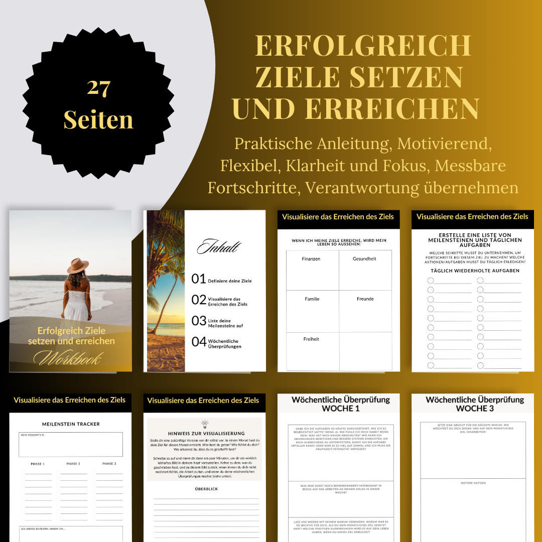 Erfolgreich Ziele setzen und erreichen – Dein Weg zum Erfolg!