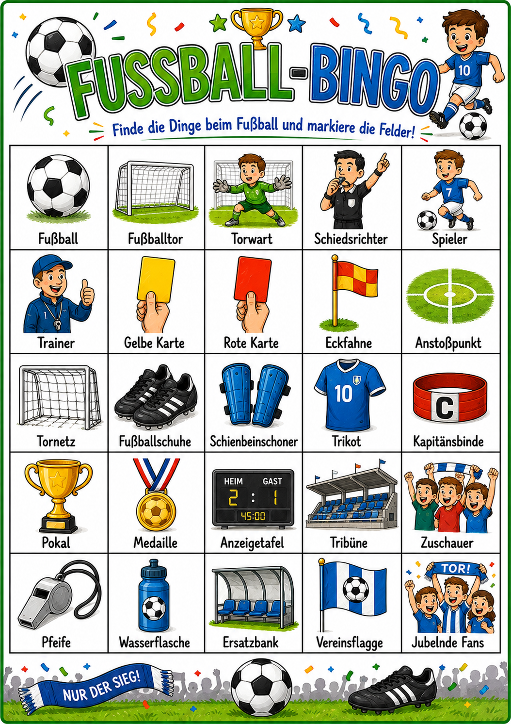 Das große Kinder-Bingo Buch (PDF) – 45 Bingo-Abenteuer für Zuhause, unterwegs & jede Jahreszeit
