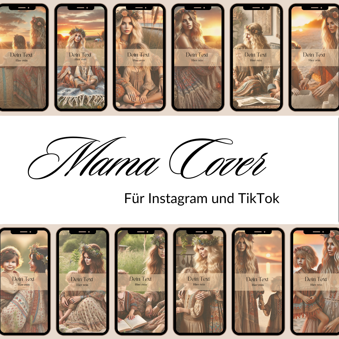 30 Mama Cover für Instagram und TikTok Reels