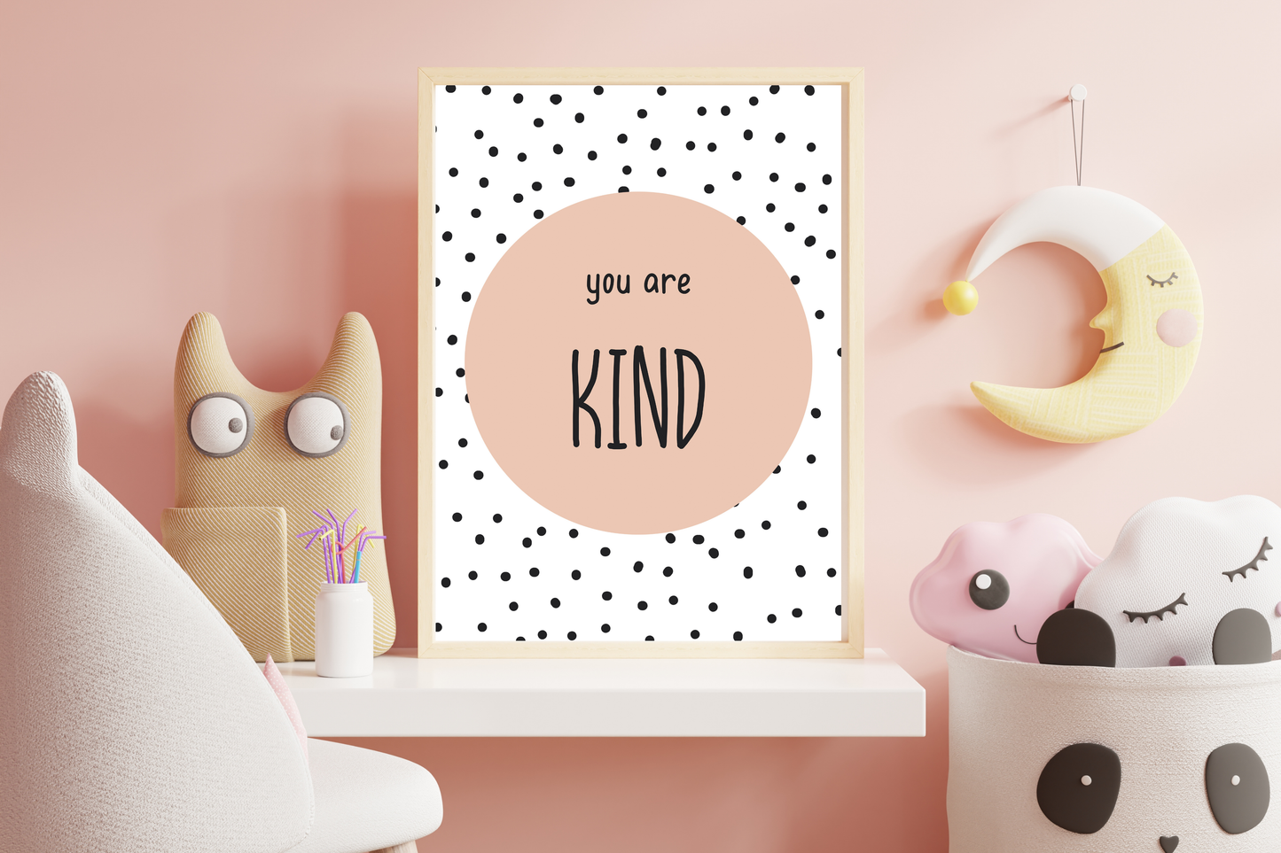 5 Affirmationsposter für Kinder – Positive Sprüche zum Ausdrucken – Kinderzimmer Deko – Selbstbewusstsein stärken – Digital Download