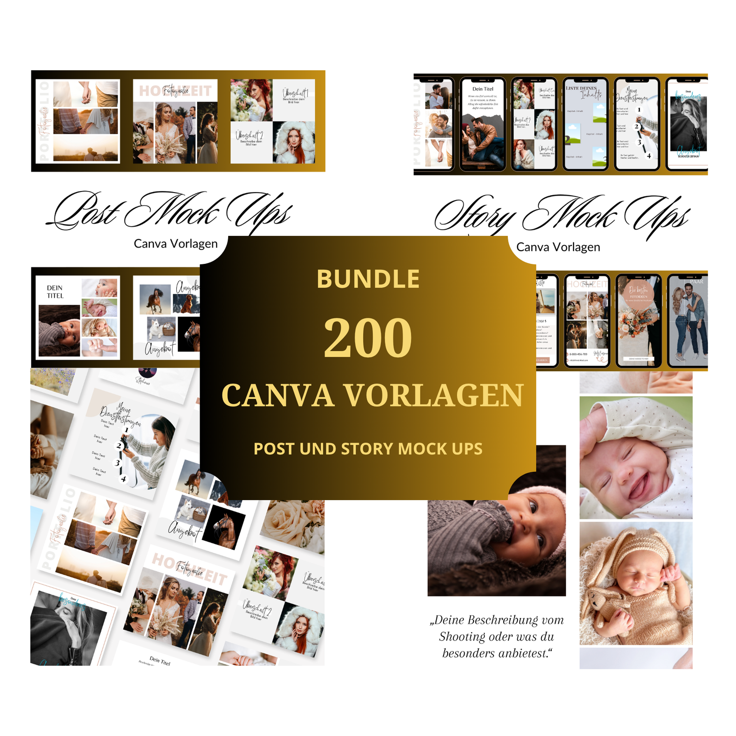 Mock Up Bundle für Fotografen